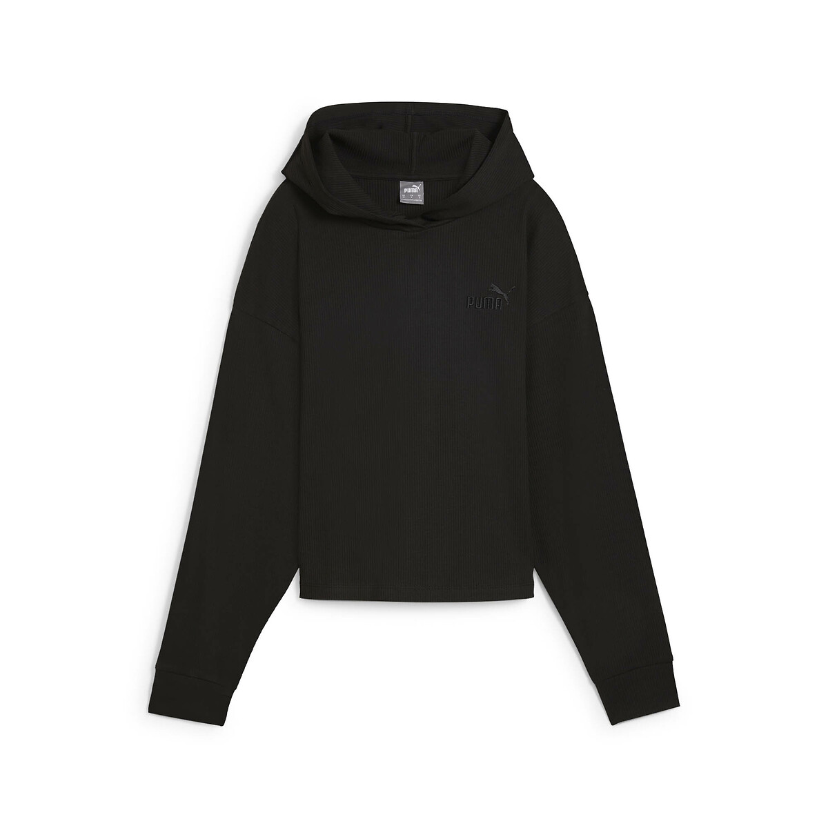 Sweat à capuche Essentials Elevated noir, PUMA