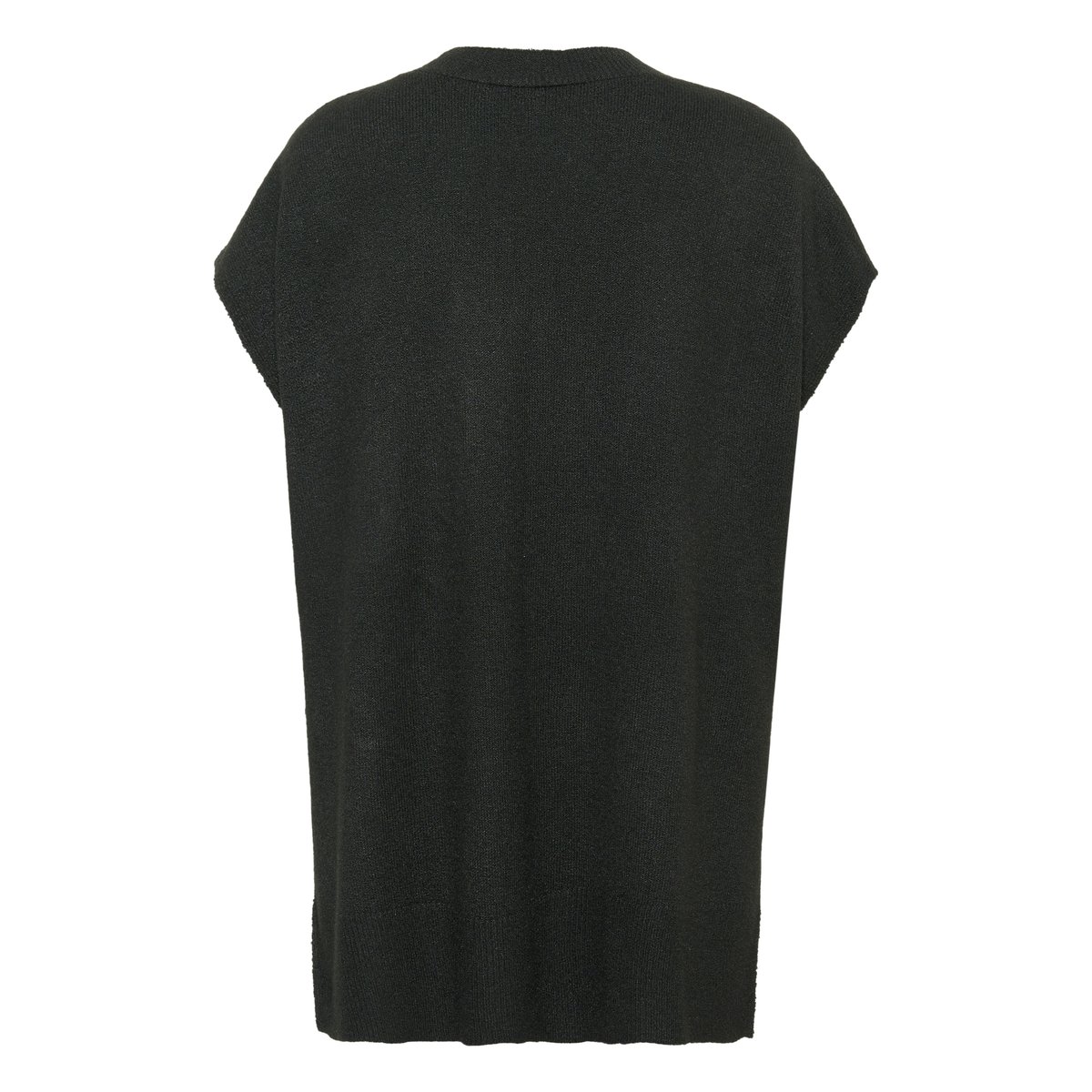 Poncho noir black deep, KAFFE CURVE