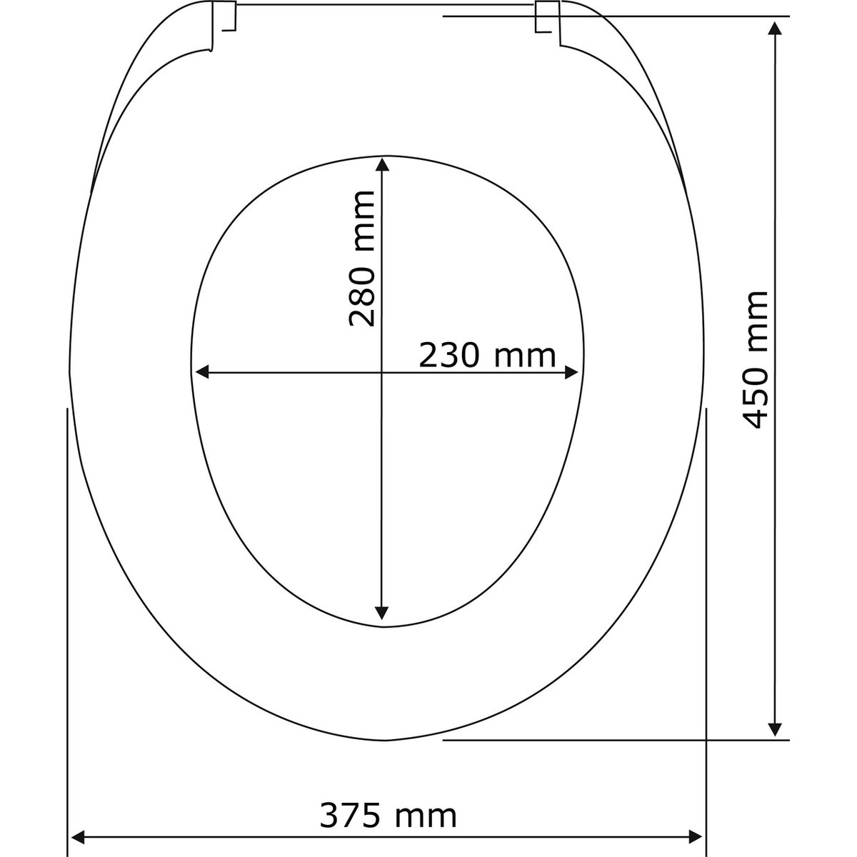 Abattant WC effet coquillage, frein de chute blanc, WENKO