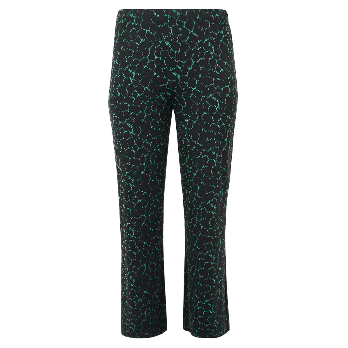 Pantalon avec une ceinture élastique vert, YOEK
