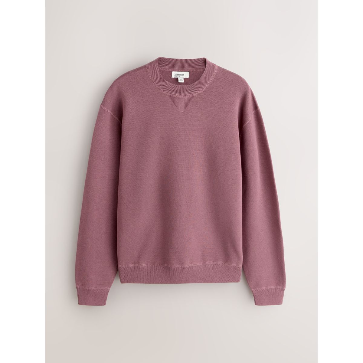 Sweat décontracté en coton semi-épais rose damas, NEXT