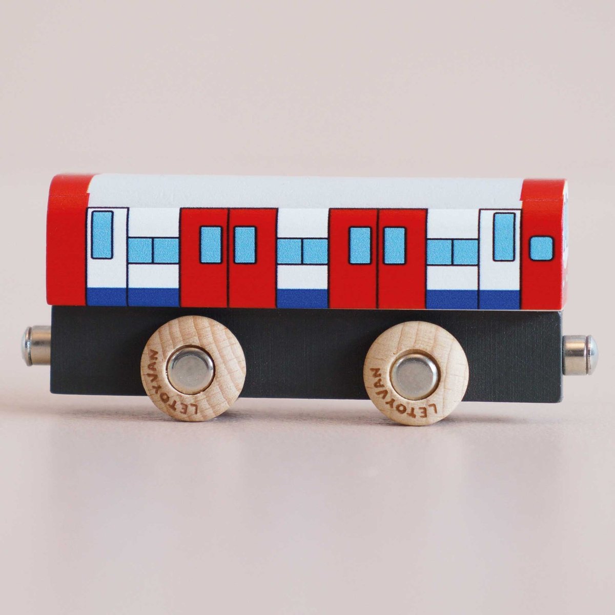 Wagon de train Tim No 48 noir, LE TOY VAN