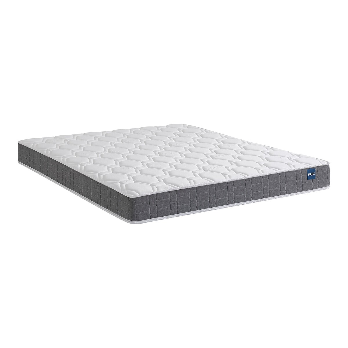 Ensemble matelas mousse BULTEX® et sommier lit coffre, Space Up chêne blanchi, BULTEX