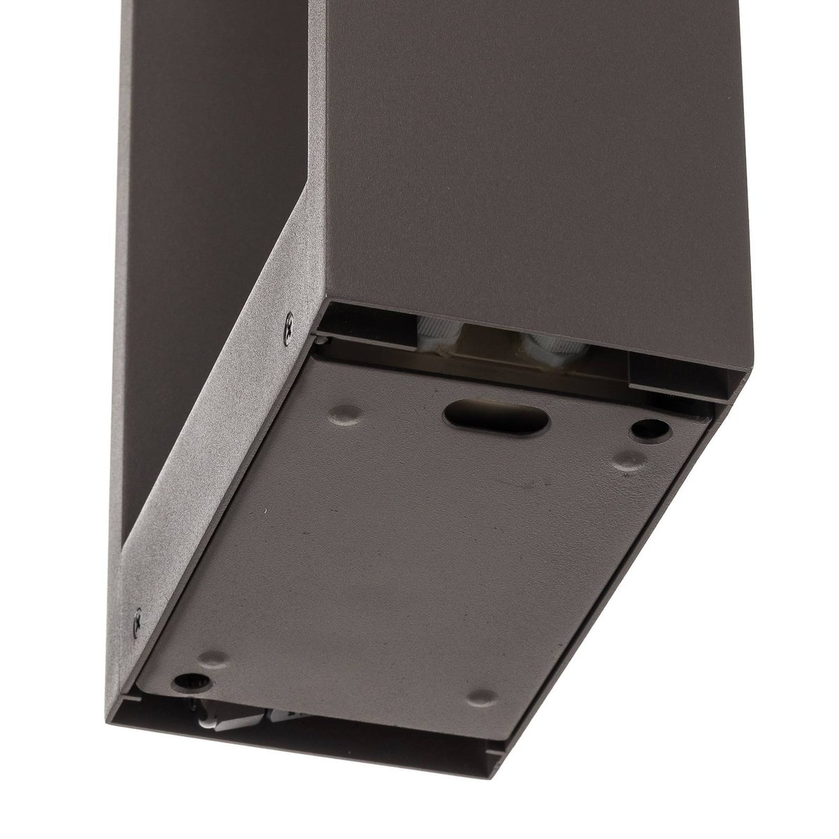 Luminaire extérieur en aluminium moderneLED anthracite, LINDBY