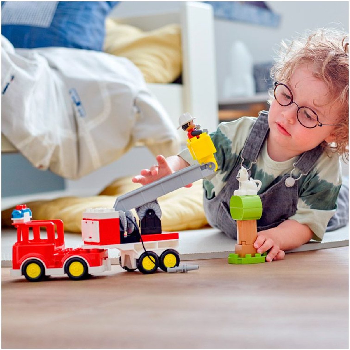 LEGO DUPLO - Camion de Pompiers Aventure - 10969 pour Enfants multicolore, LEGO