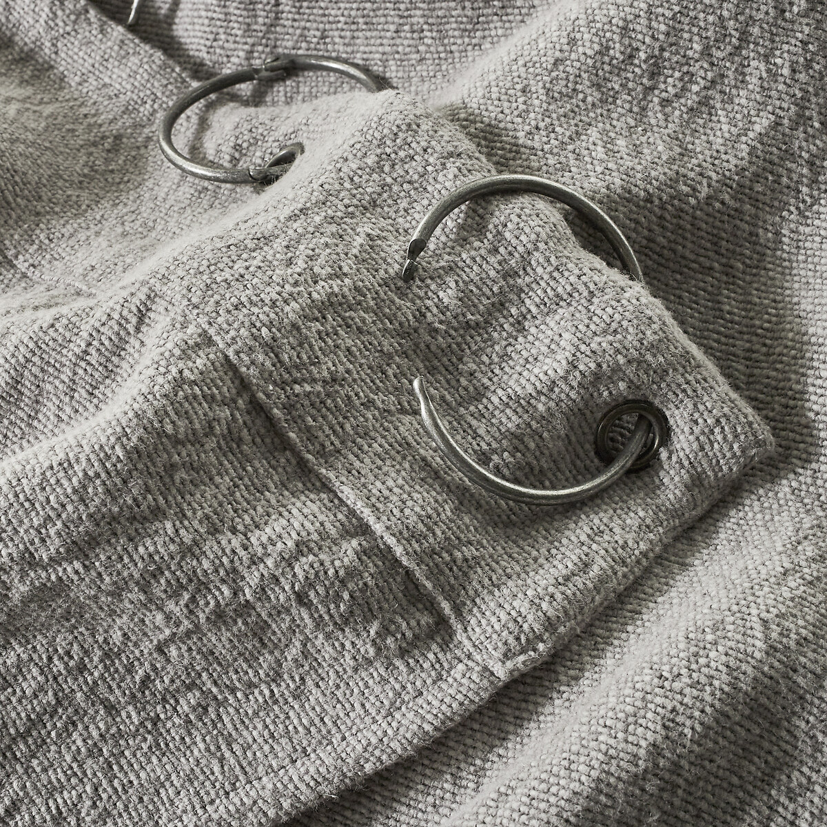 Rideau lin/coton Aaja gris cendré, AM.PM