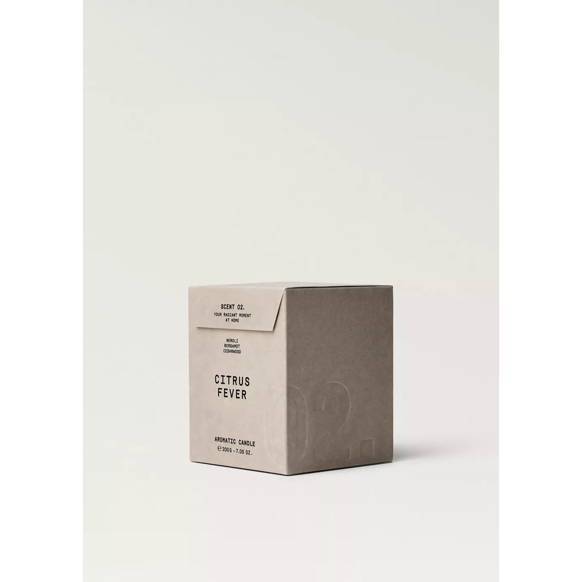 Bougie parfumée CITRUS FEVER 200 g marron, MANGO HOME