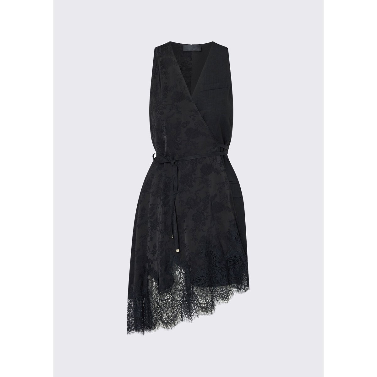 Robe courte en jacquard noir, LIU JO