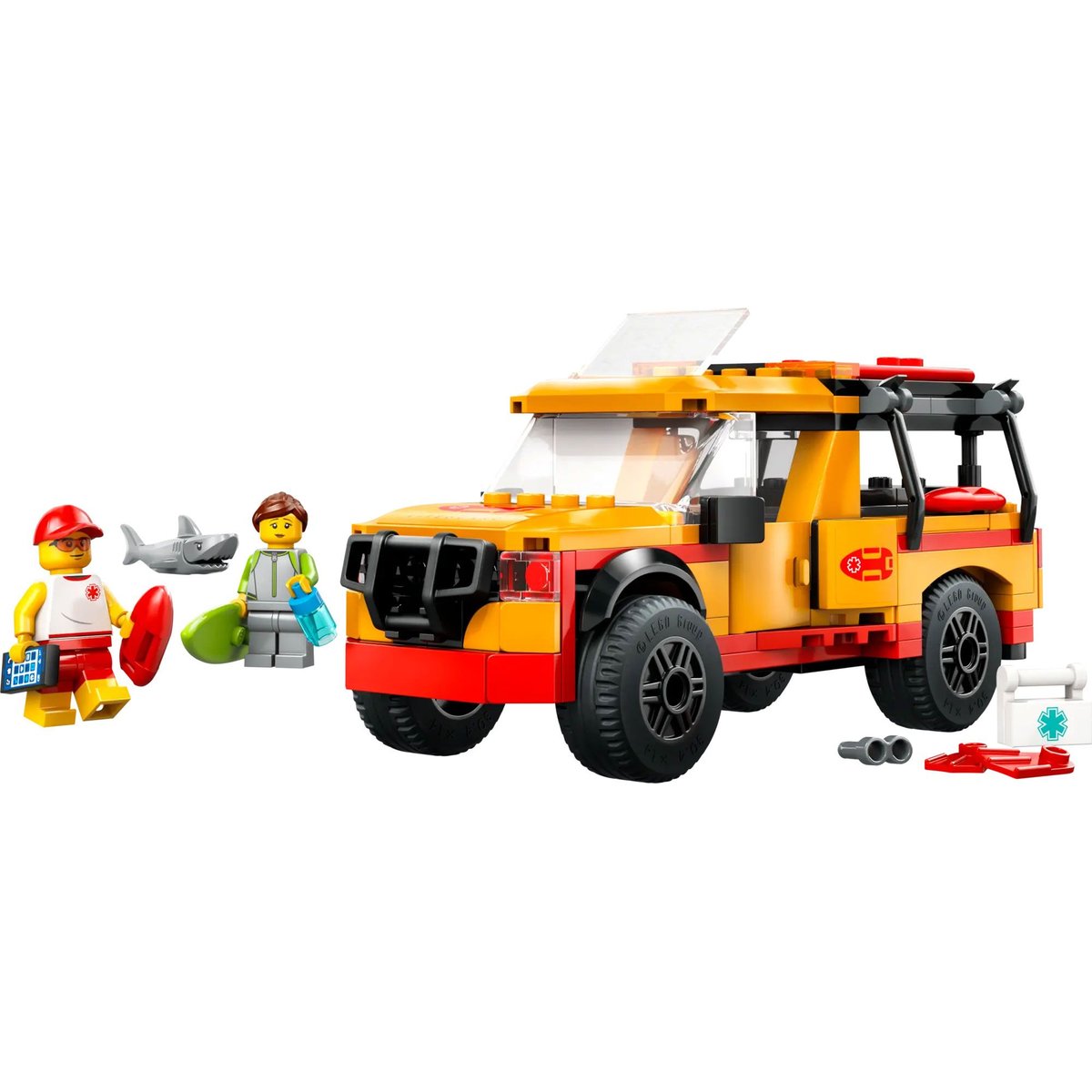 LEGO City - Véhicule de Secours Plage 60453 pour Aventures Enfant couleur unique, LEGO