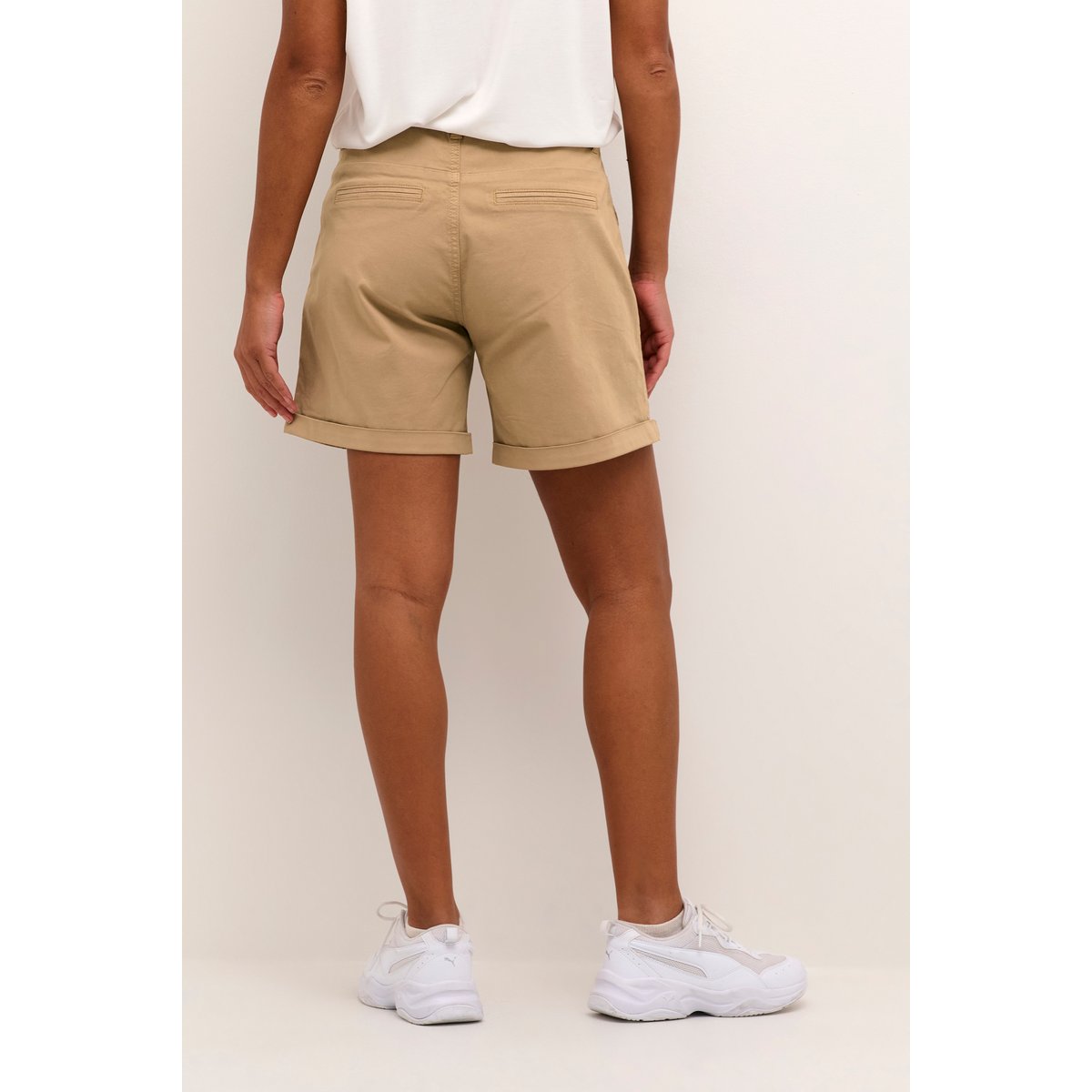 Shorts casual beige dune, CULTURE