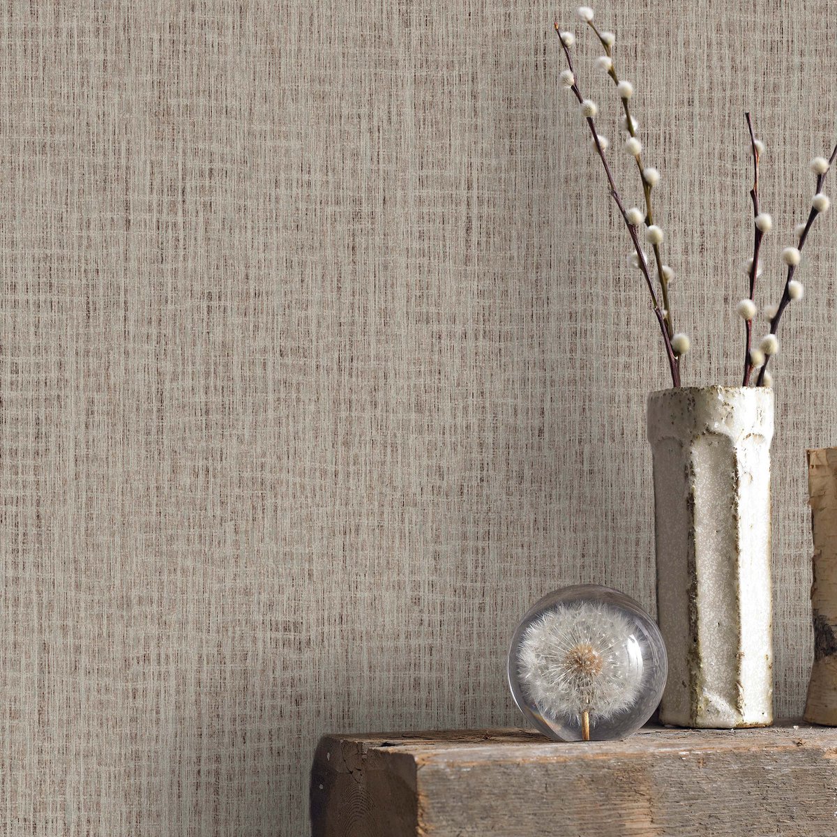 Papier peint Canvas marron clair, SUBLIME