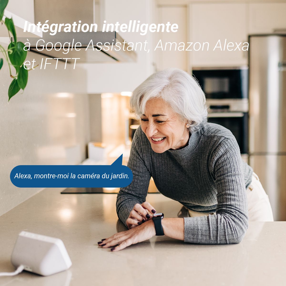 Caméra de surveillance Wifi H9C 2k motorisée couleur unique, EZVIZ