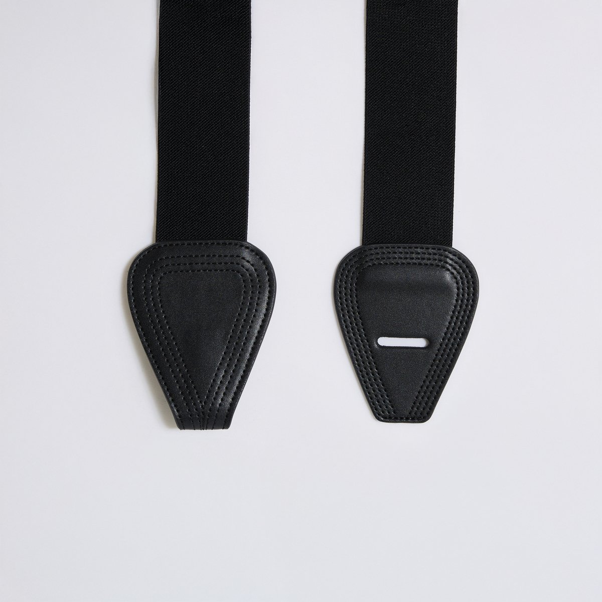 Ceinture large élastiquée noir, GRAIN DE MALICE