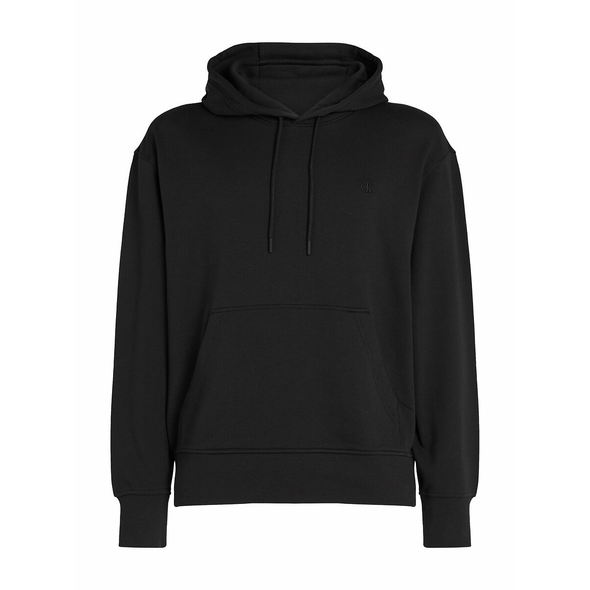 Sweat à capuche monogram logo noir, CALVIN KLEIN JEANS