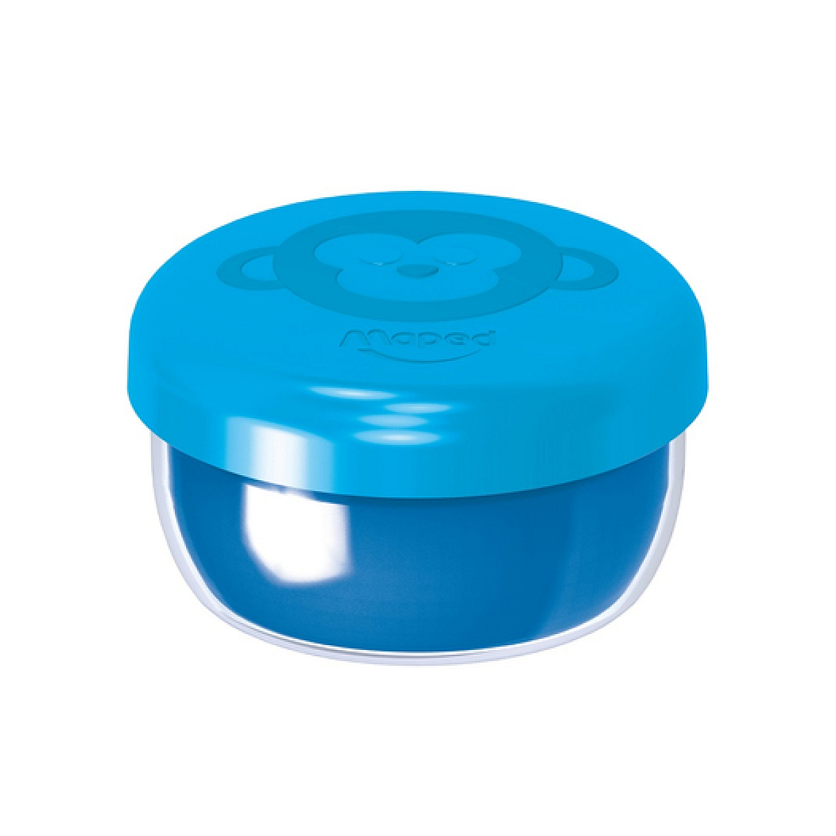 Peinture au doigt 4 pots pour les petits bleu, MAPED