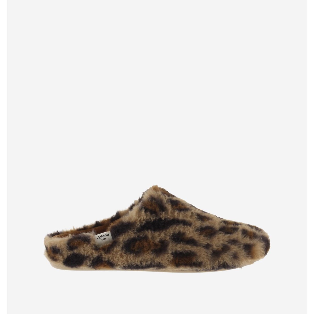 Norte Animal Print Faux Fur Lined Slippers leopard print, VICTORIA