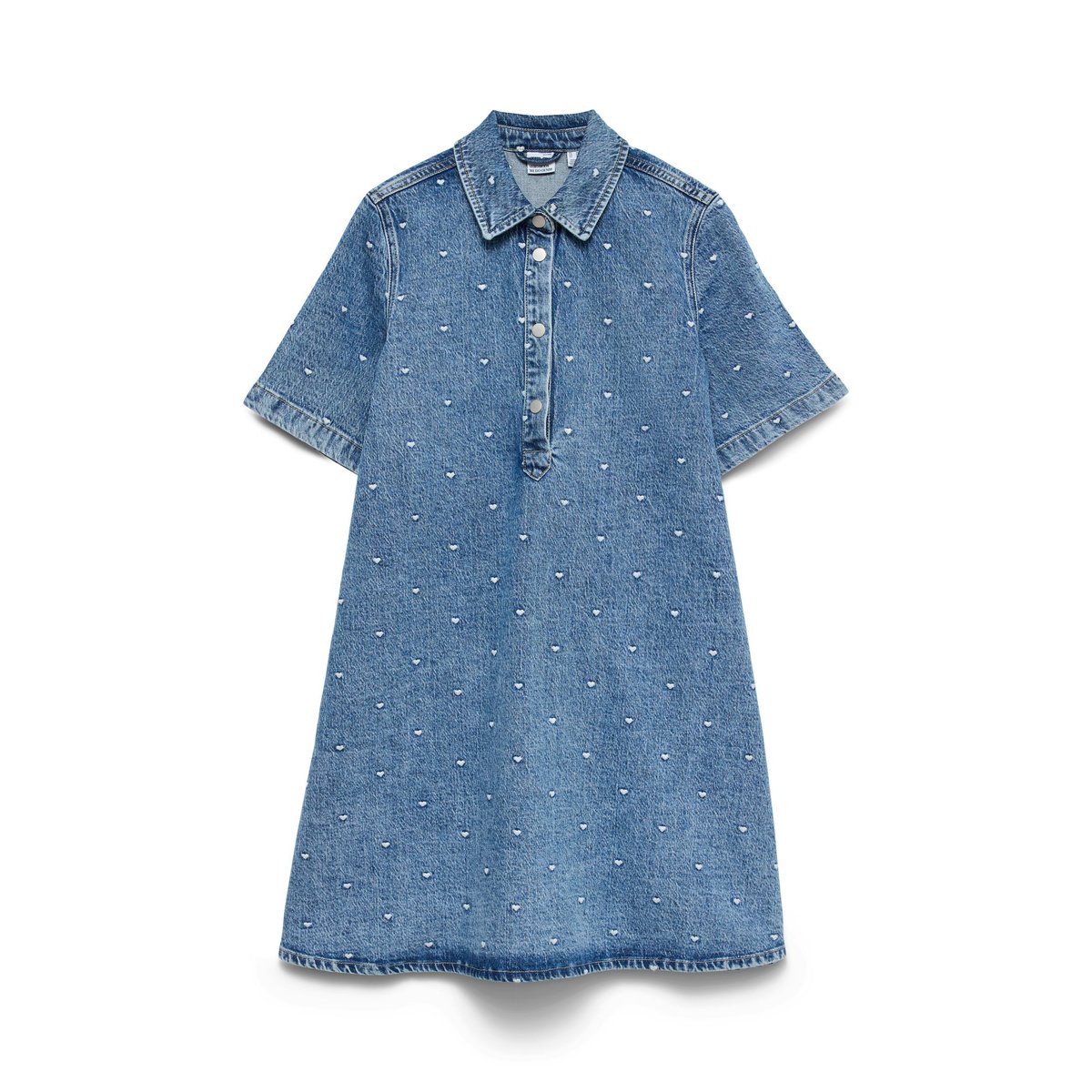 Robe En Denim medium blue denim, VERO MODA