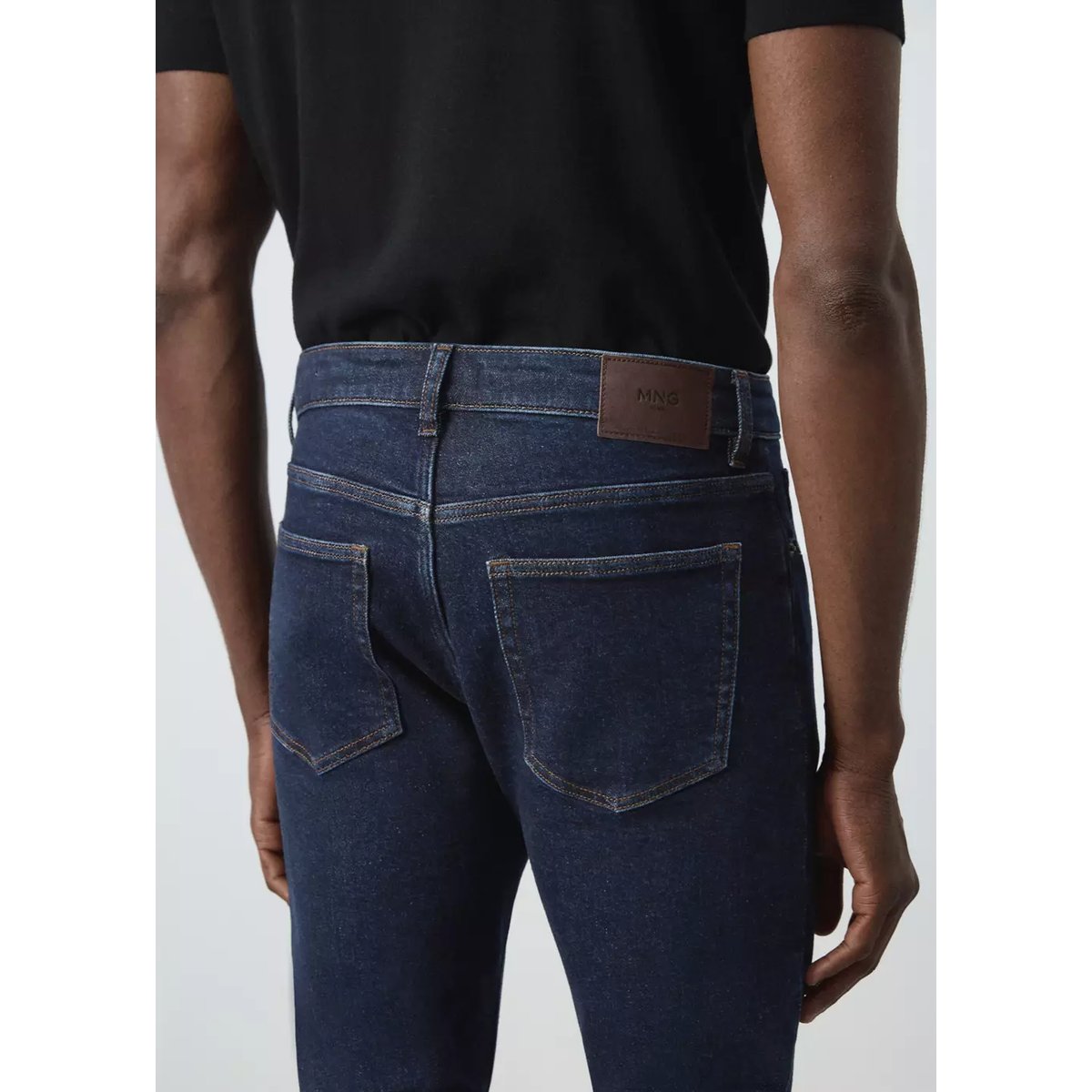 Jean Jan slim fit bleu, MANGO MAN