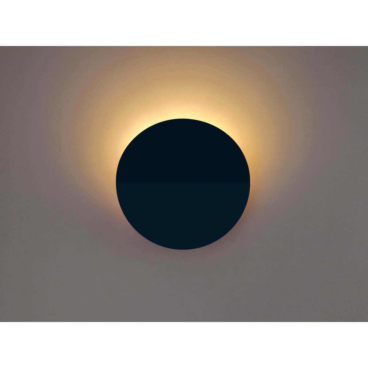 Applique murale lampe ronde gris charbon, HOUSEOF
