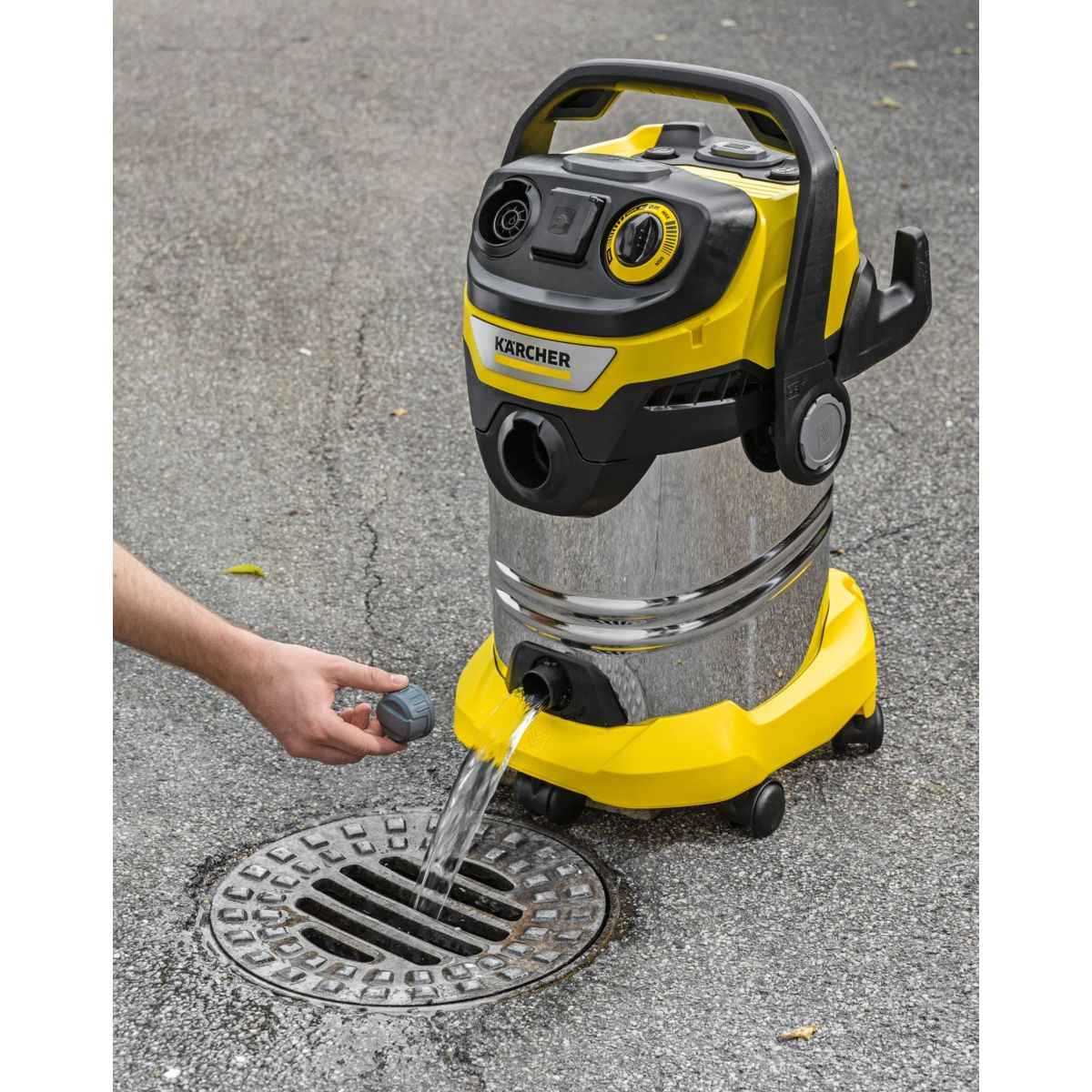Aspirateur eau et poussière WD 6 P S V-30/6/22/T jaune, KARCHER