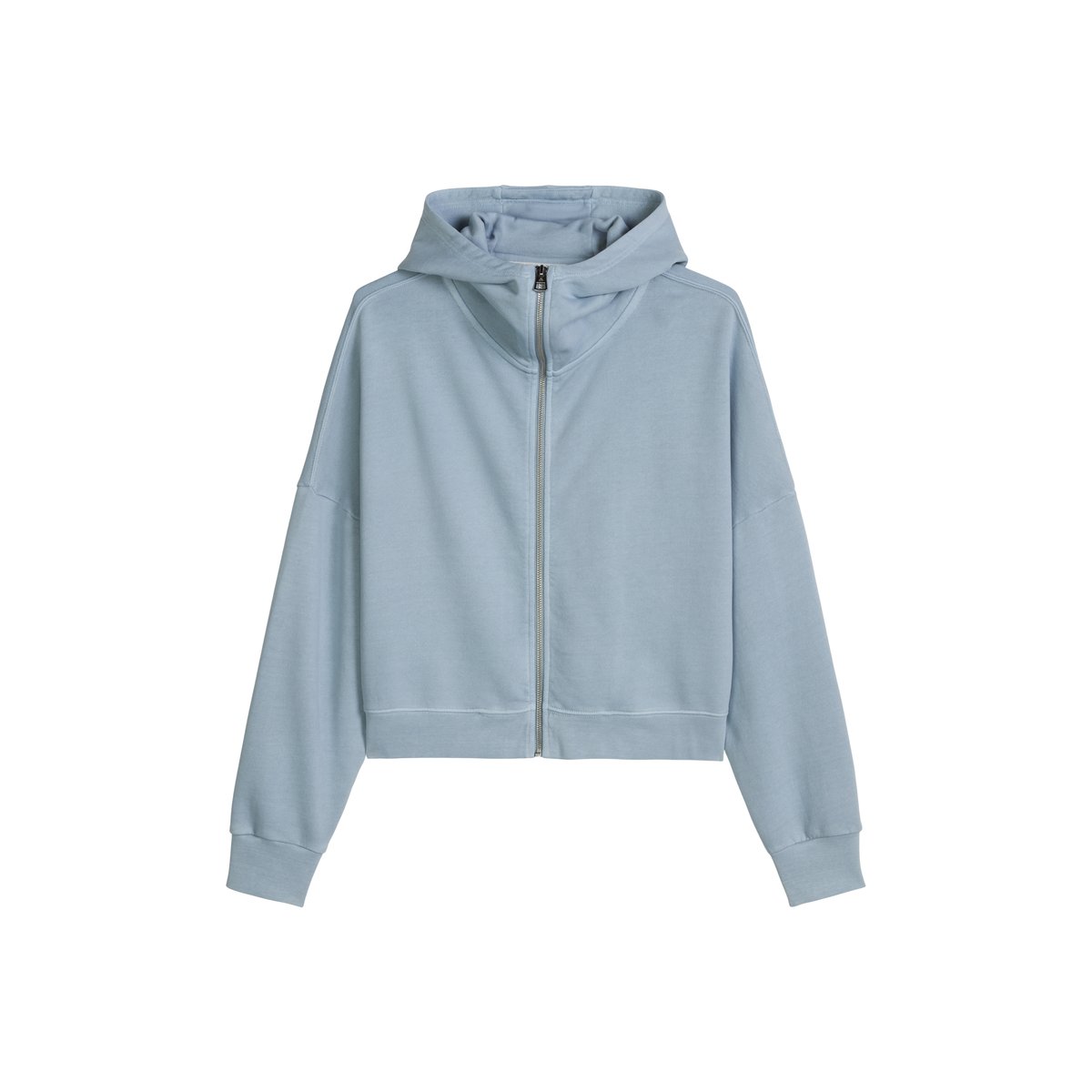 Sweat-shirt à logo relaxed avec du coton recyclé gris, MARC O'POLO