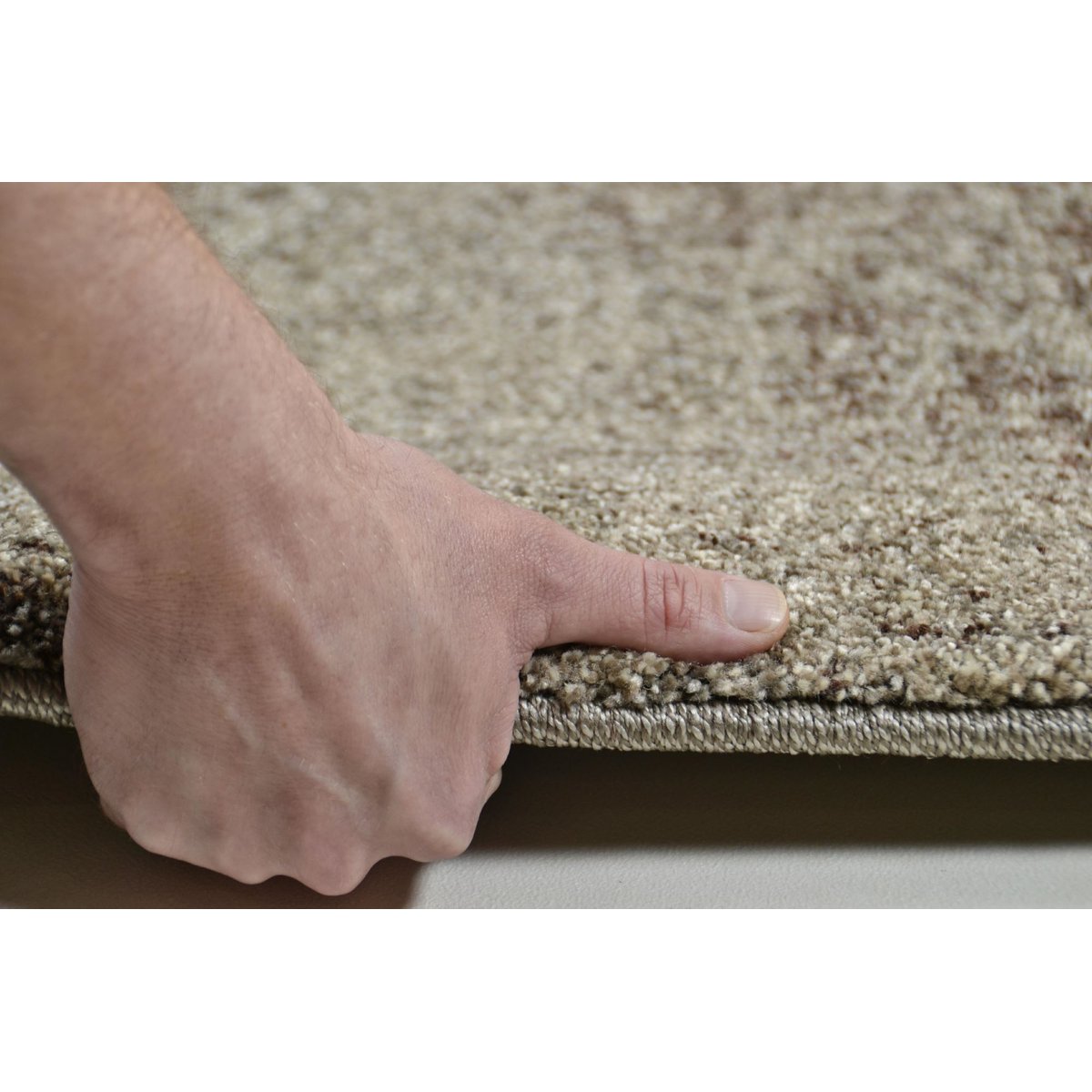 Tapis salon tissé machine - COMFORT LIVIGN marron 500, TOM TAILOR