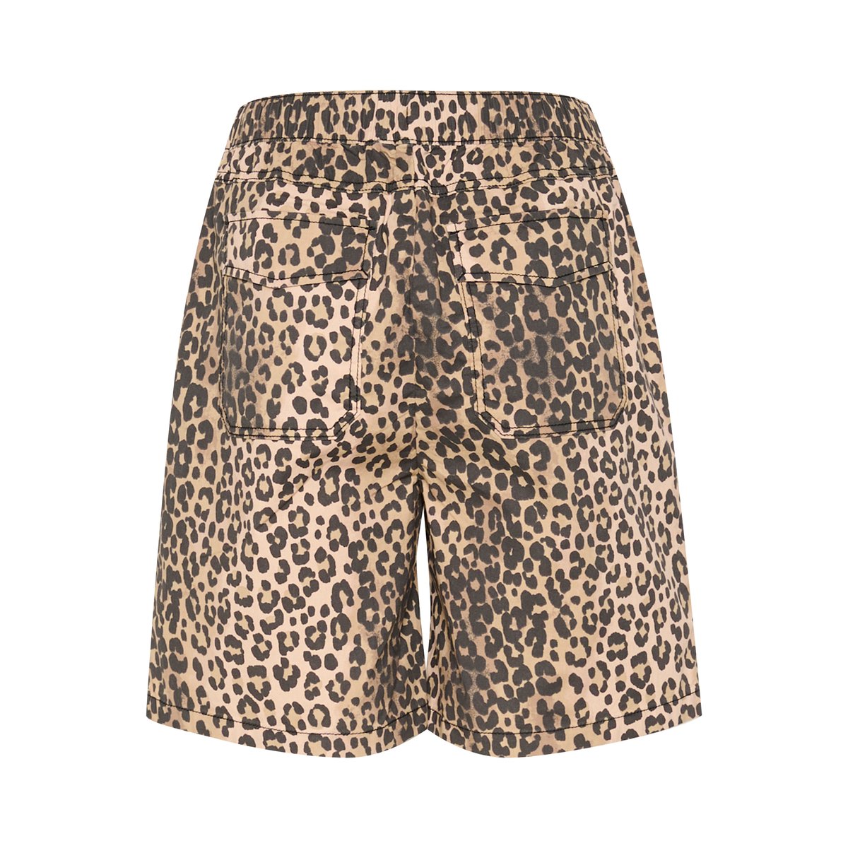 Shorts casual imprimé leopard wash, CULTURE