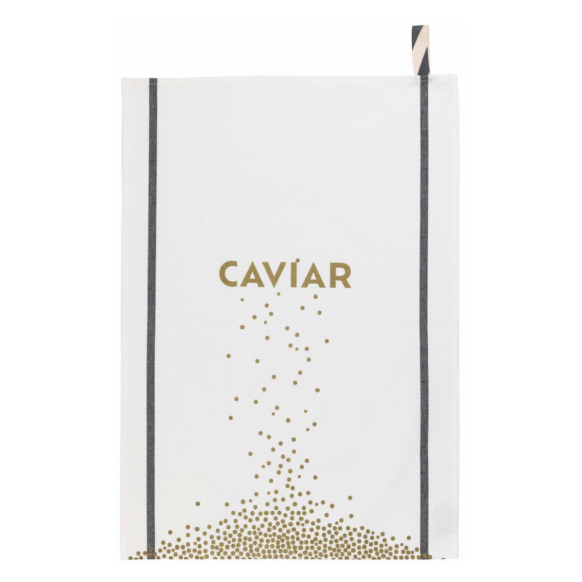 Torchon Caviar blanc, LA CERISE SUR LE GATEAU