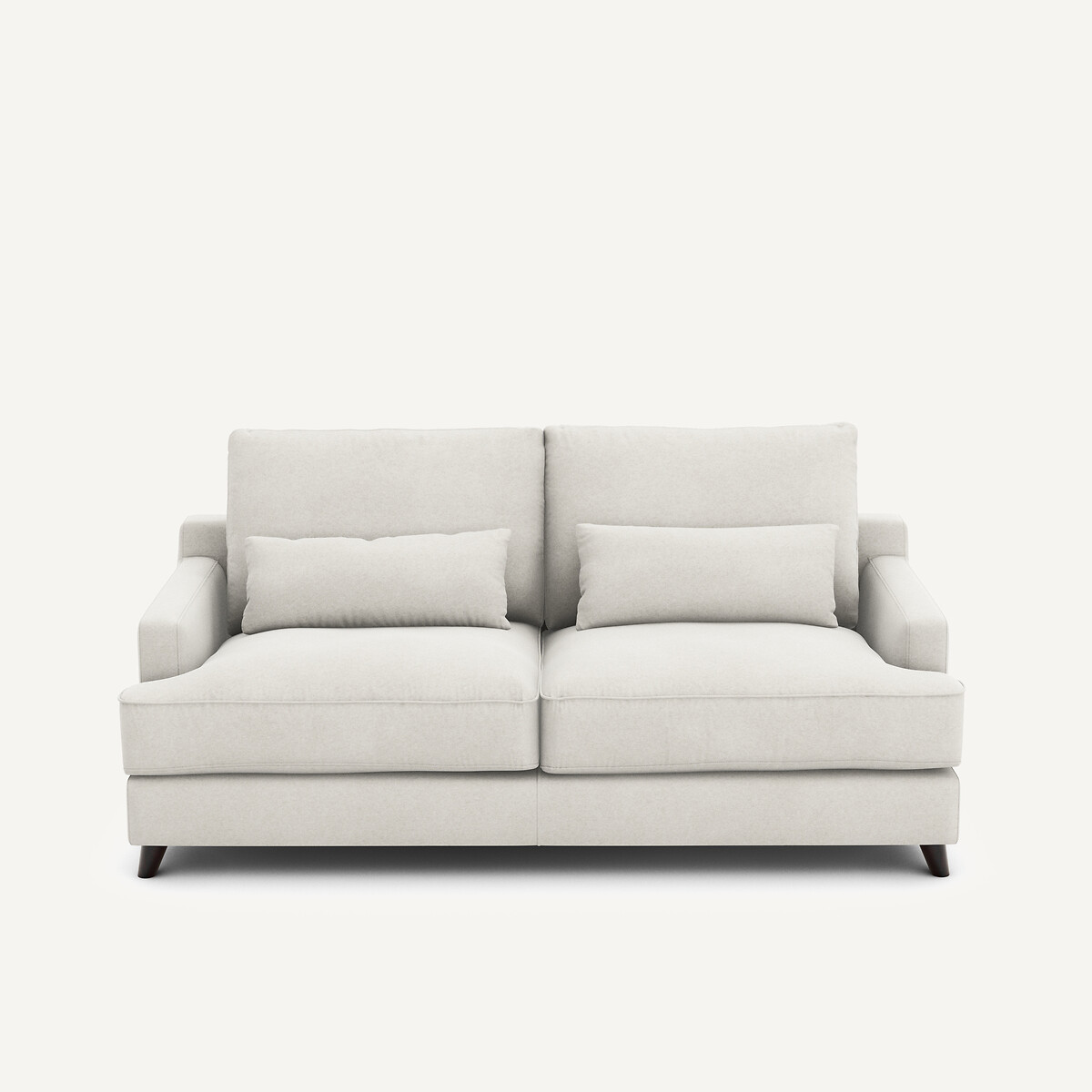 Sofá cama de terciopelo de lino, ALWINE albatros, AM.PM