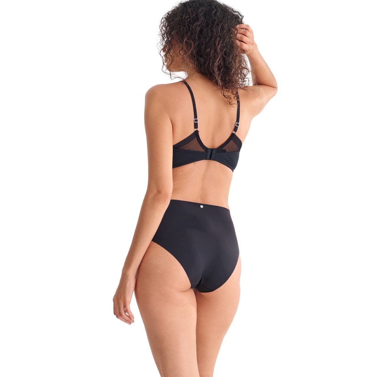 Culotte taille haute SIA noir, LISCA