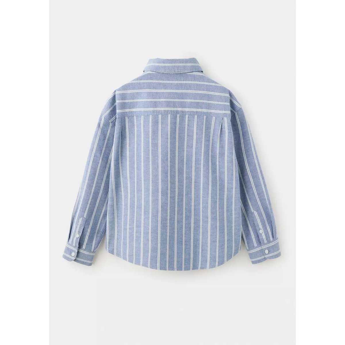 Chemise 100 % coton rayures bleu, MANGO KIDS