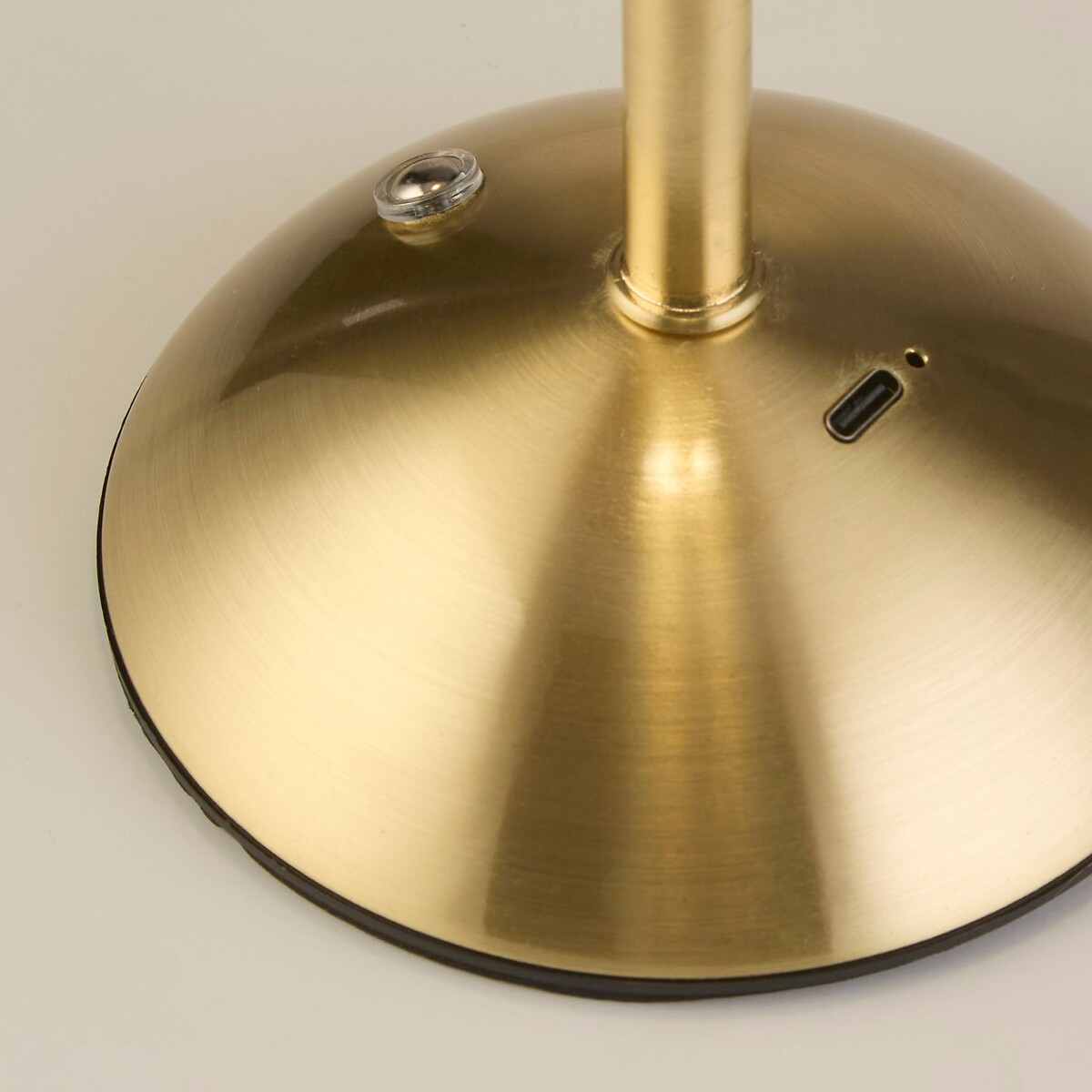 Erin Glass LED Rechargable Table Lamp gold-coloured, SO'HOME