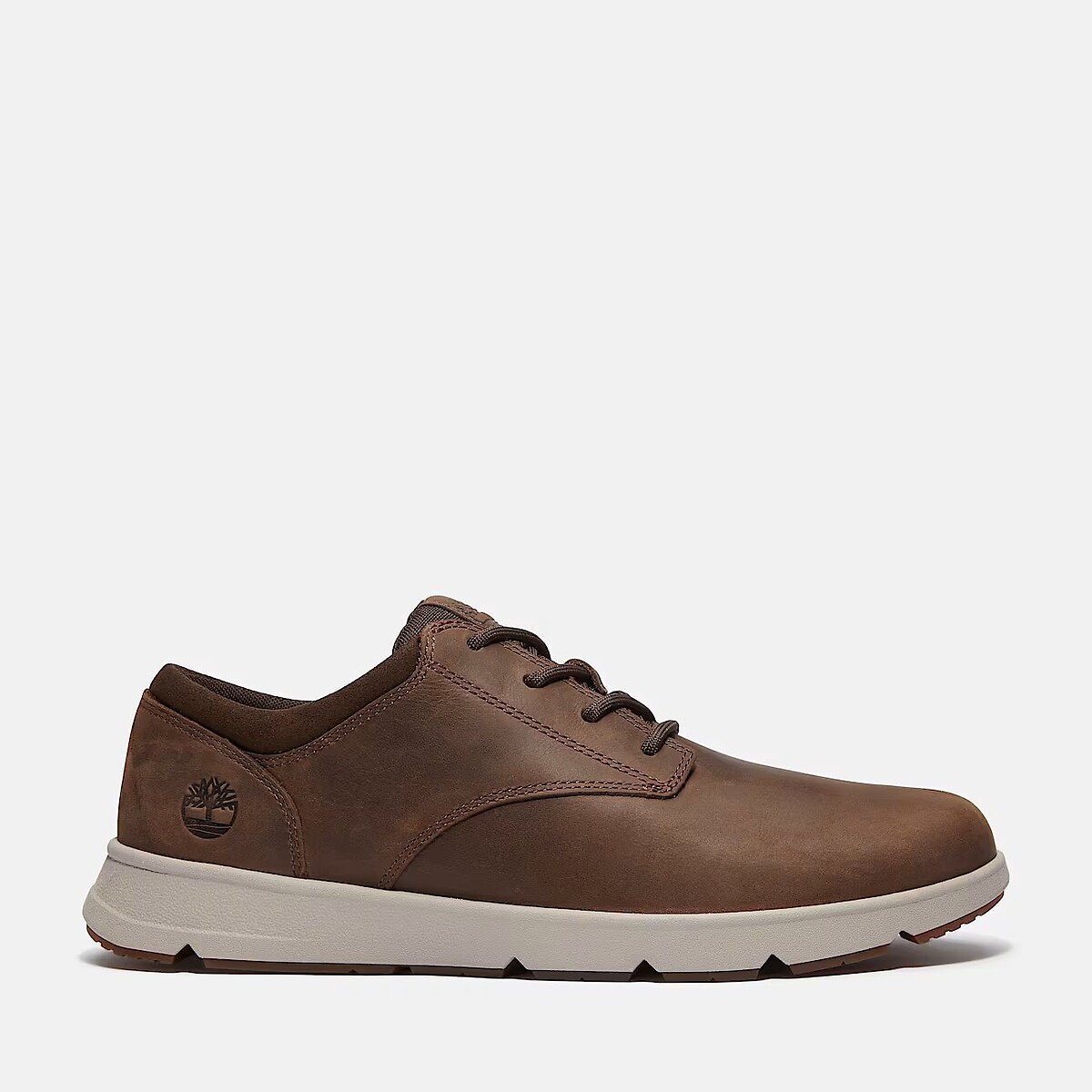 Parker Street Low Lace Leather Trainers dark brown, TIMBERLAND