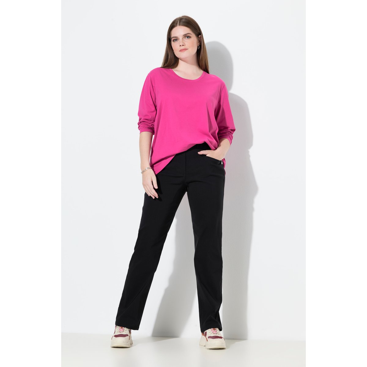 Pantalon stretch Mony noir, ULLA POPKEN