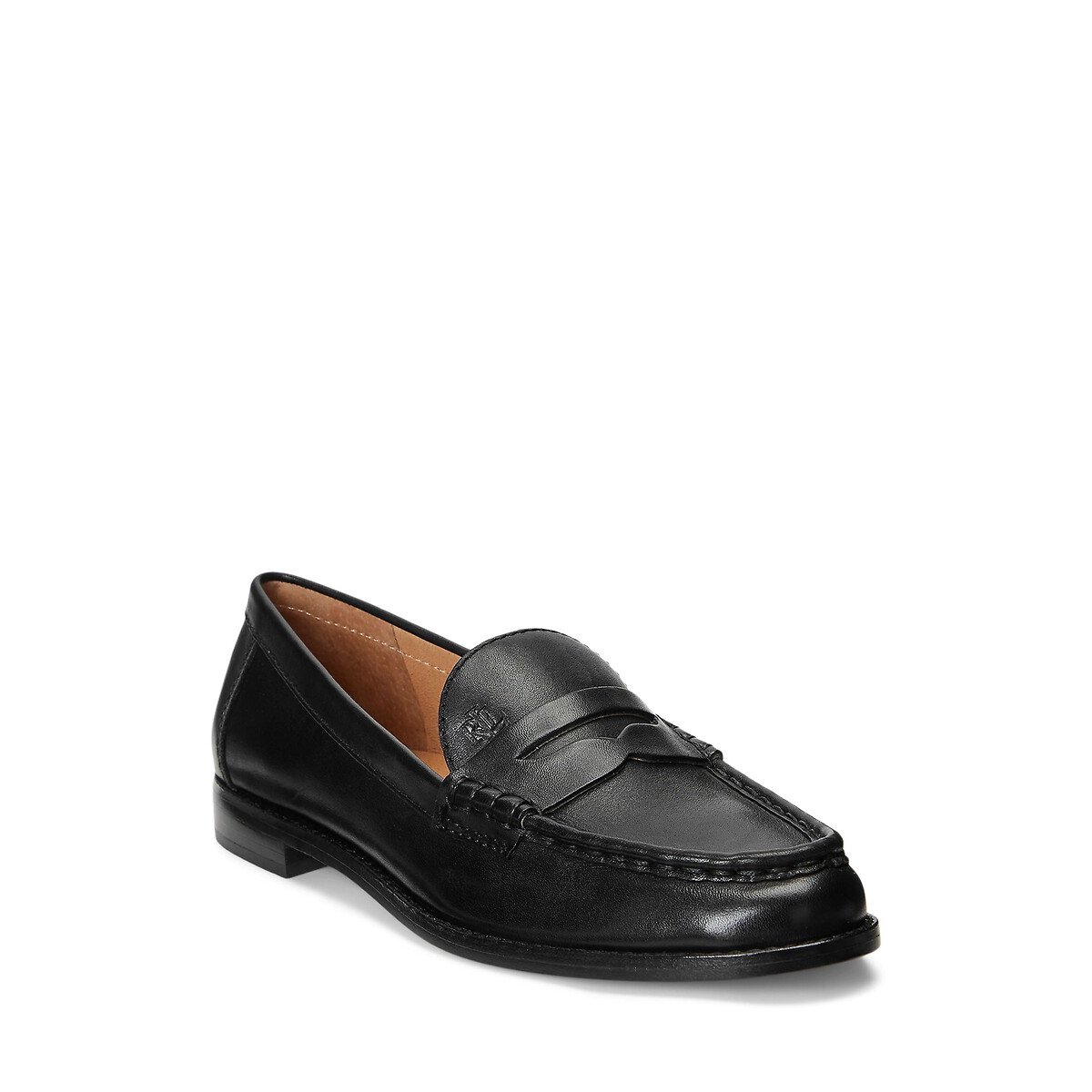 Mocassins classiques cuir WYNNIE noir, LAUREN RALPH LAUREN