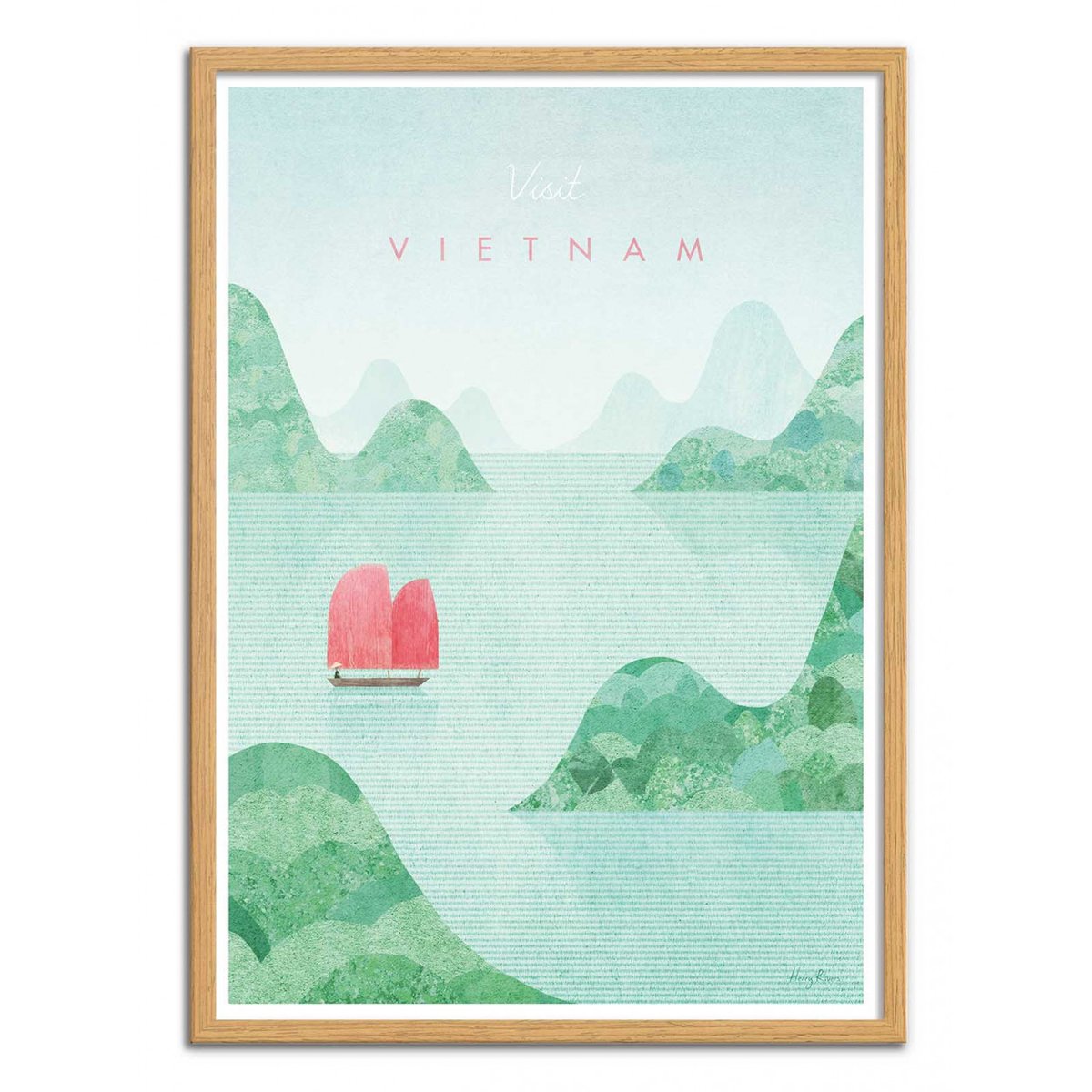 Affiche d'art - Visit Vietnam - Henry Rivers affiche d'art, WALL EDITIONS