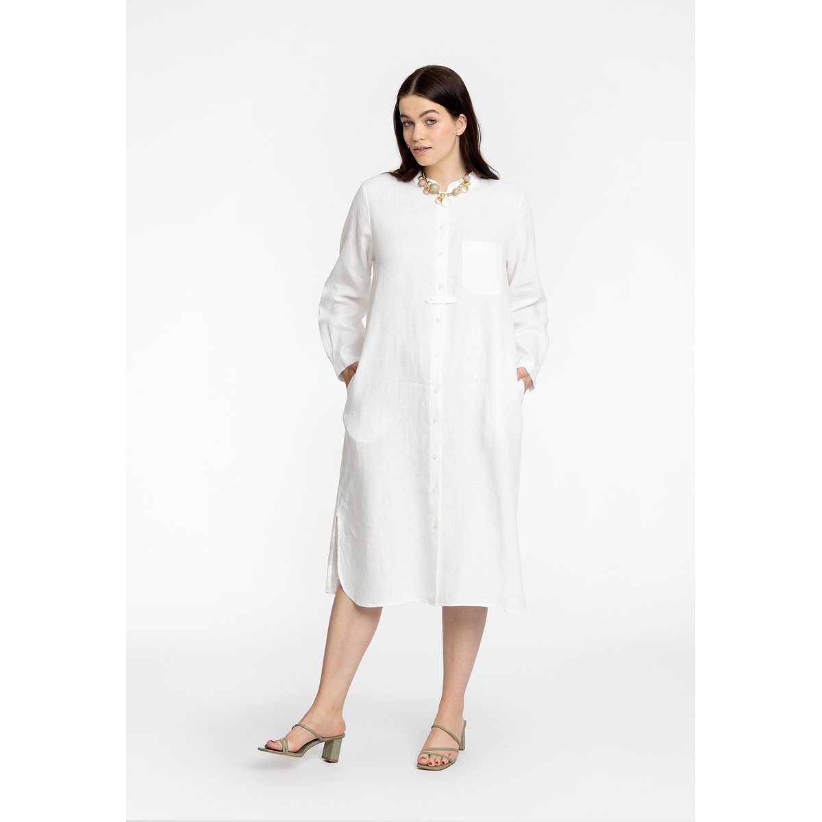 Chemise avec poches blanc, YOEK