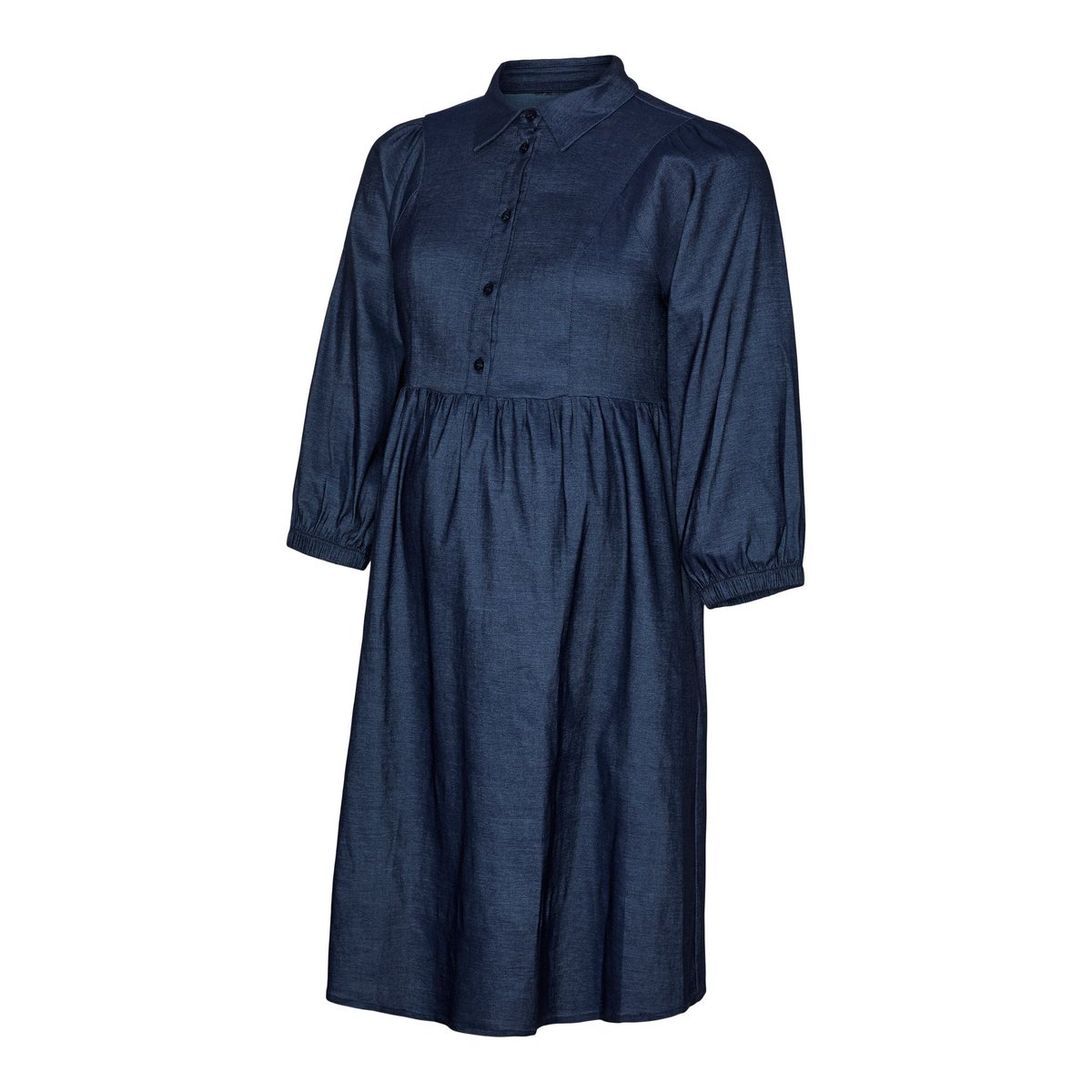 Robe medium blue denim, MAMA LICIOUS