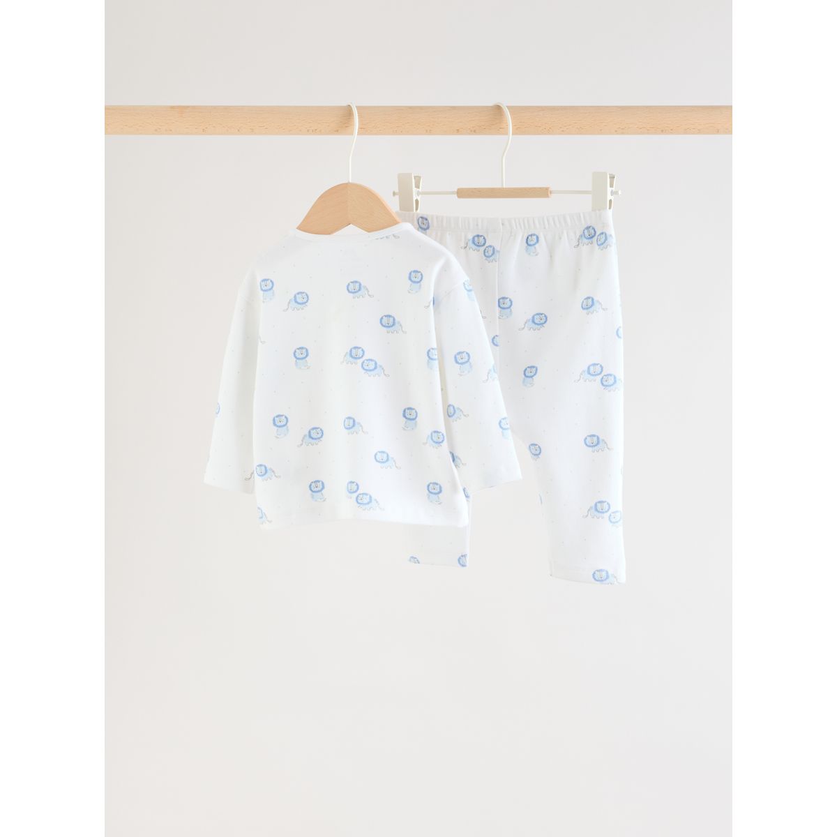 Ensemble haut et legging pour bébé lion bleu, NEXT