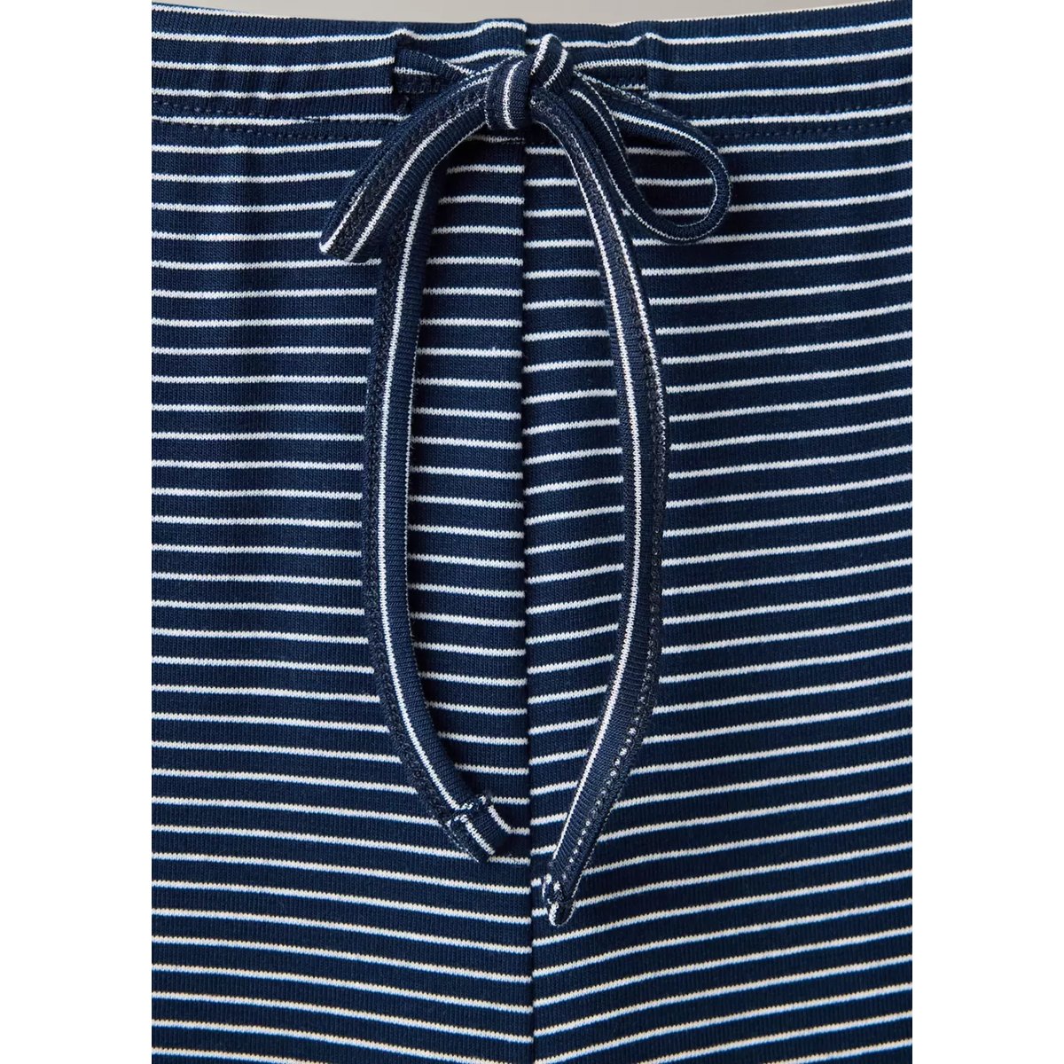 Pantalon de pyjama à rayures, taille ajustable bleu marine, MANGO