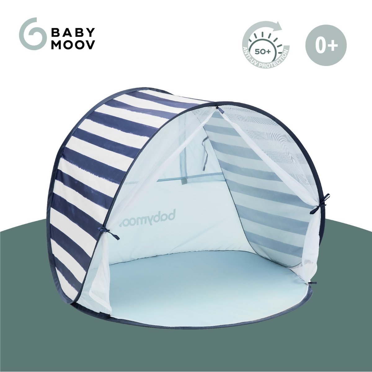 Tente protection uv haute protection 50 bleu foncé, BABYMOOV