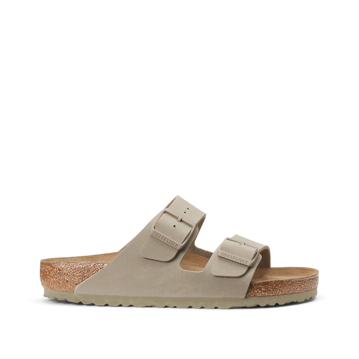 Doppel-Riemchen-Pantoletten Arizona khaki, BIRKENSTOCK
