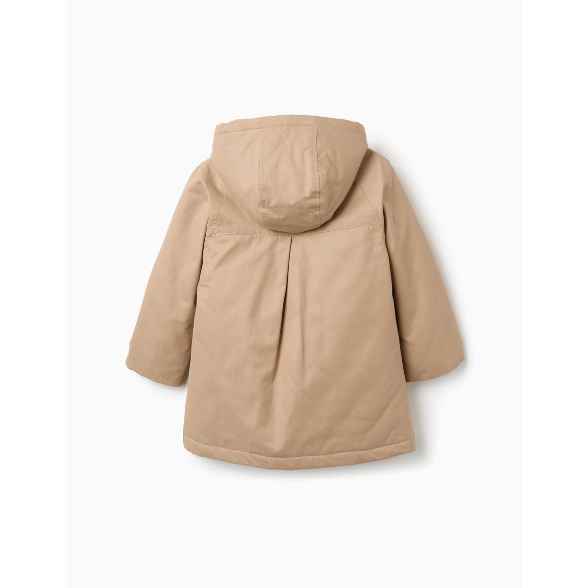 Parka 3-en-1 rembourrée avec capuche beige clair, ZIPPY