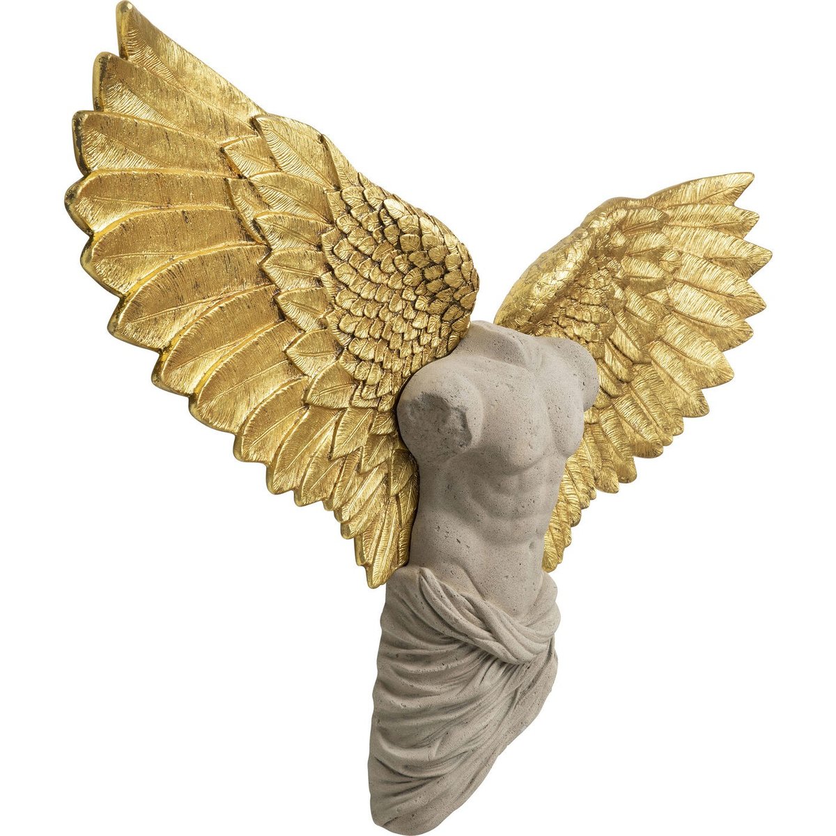 Déco murale buste homme ailes couleur unique, KARE DESIGN
