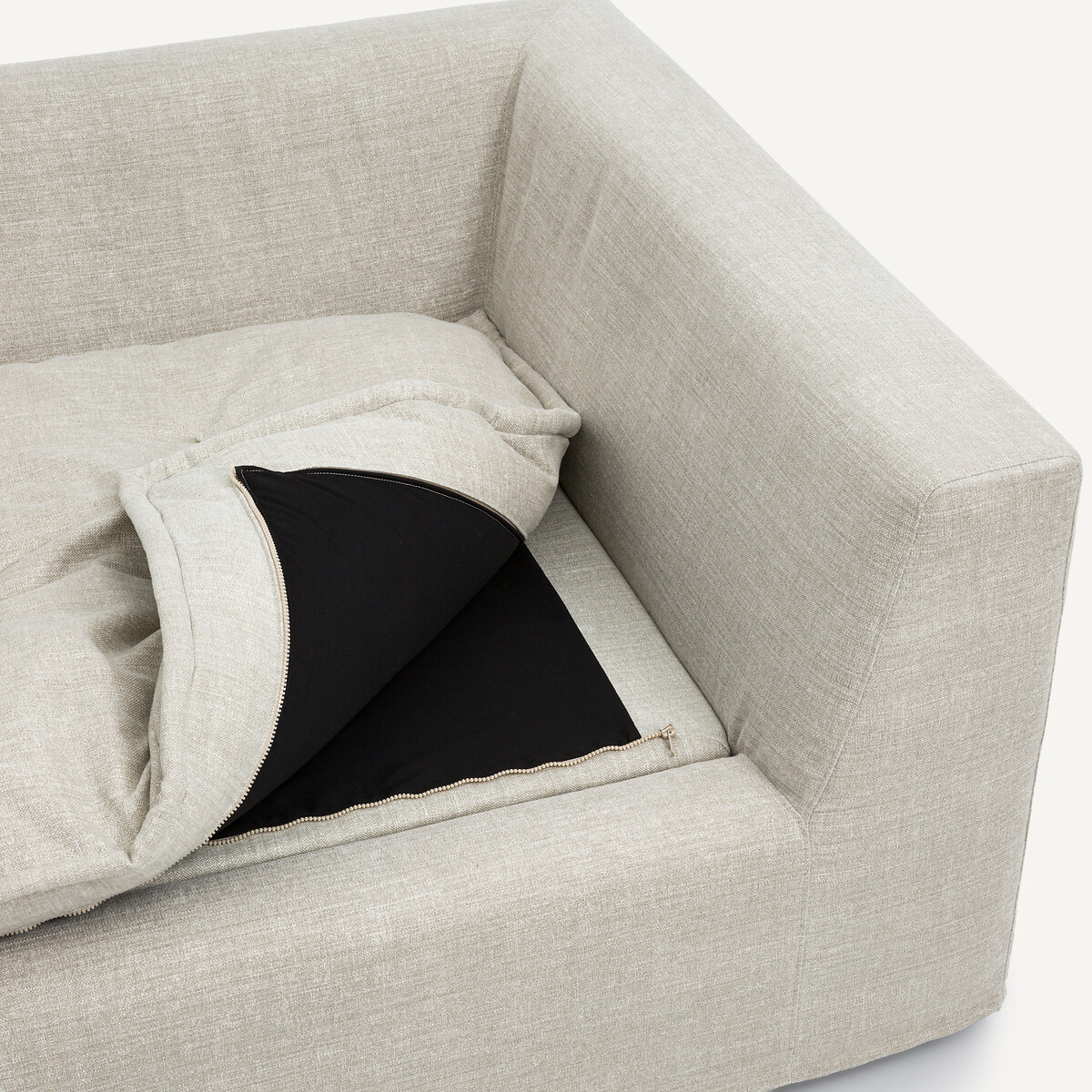 Zitbank in katoen-linnen, Otavia beige , AM.PM