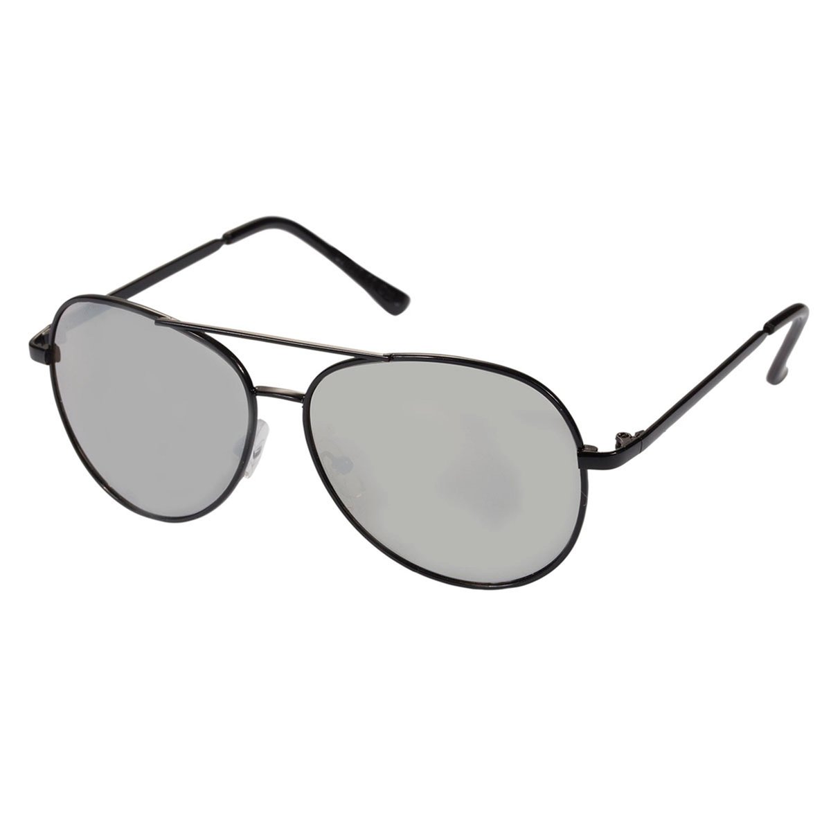 Lunettes de soleil forme pilote enfant 10 à 12 ans, verres polycarbonates catégorie 3 noir, ISOTONER