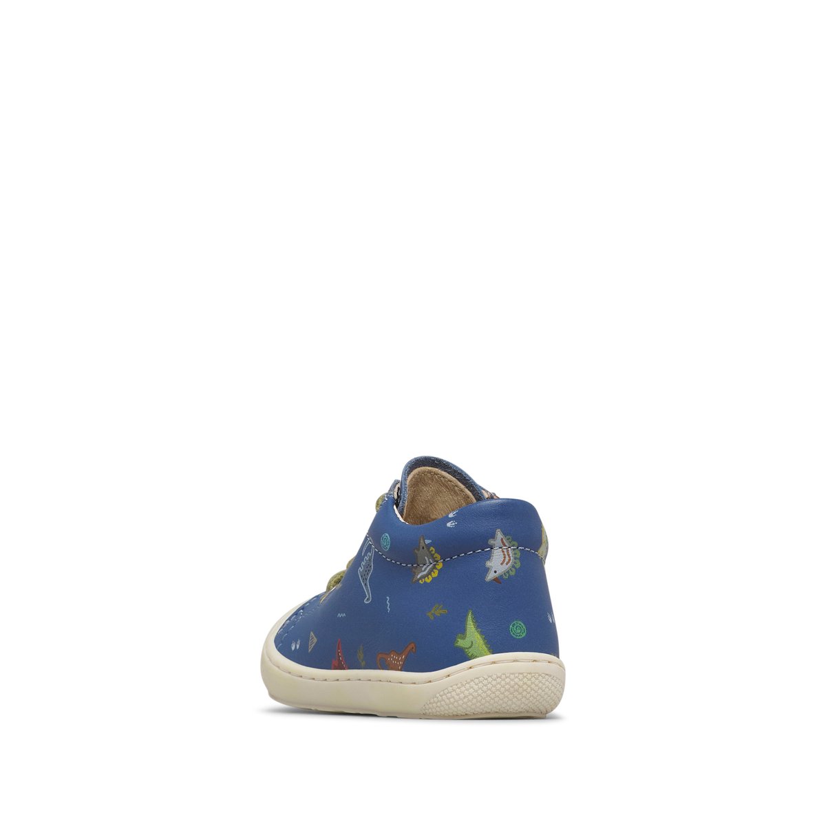 Chaussures premiers pas en cuir COCOON bleu-, NATURINO