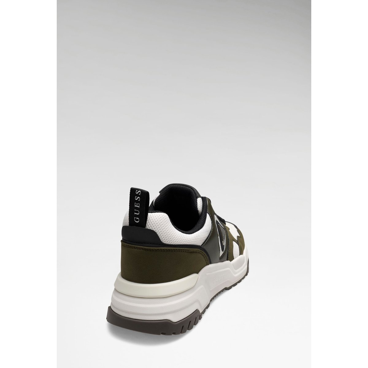 Chaussures De Course Helado En Cuir Synthétique vert, GUESS