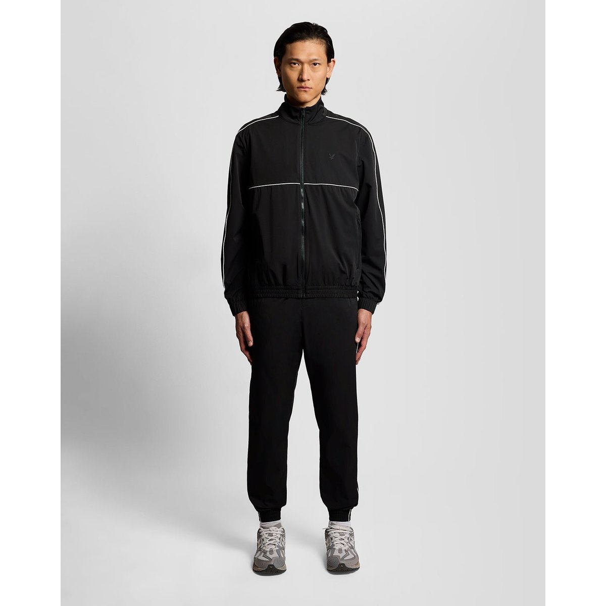 Veste légère de survêtement noir jais, LYLE & SCOTT