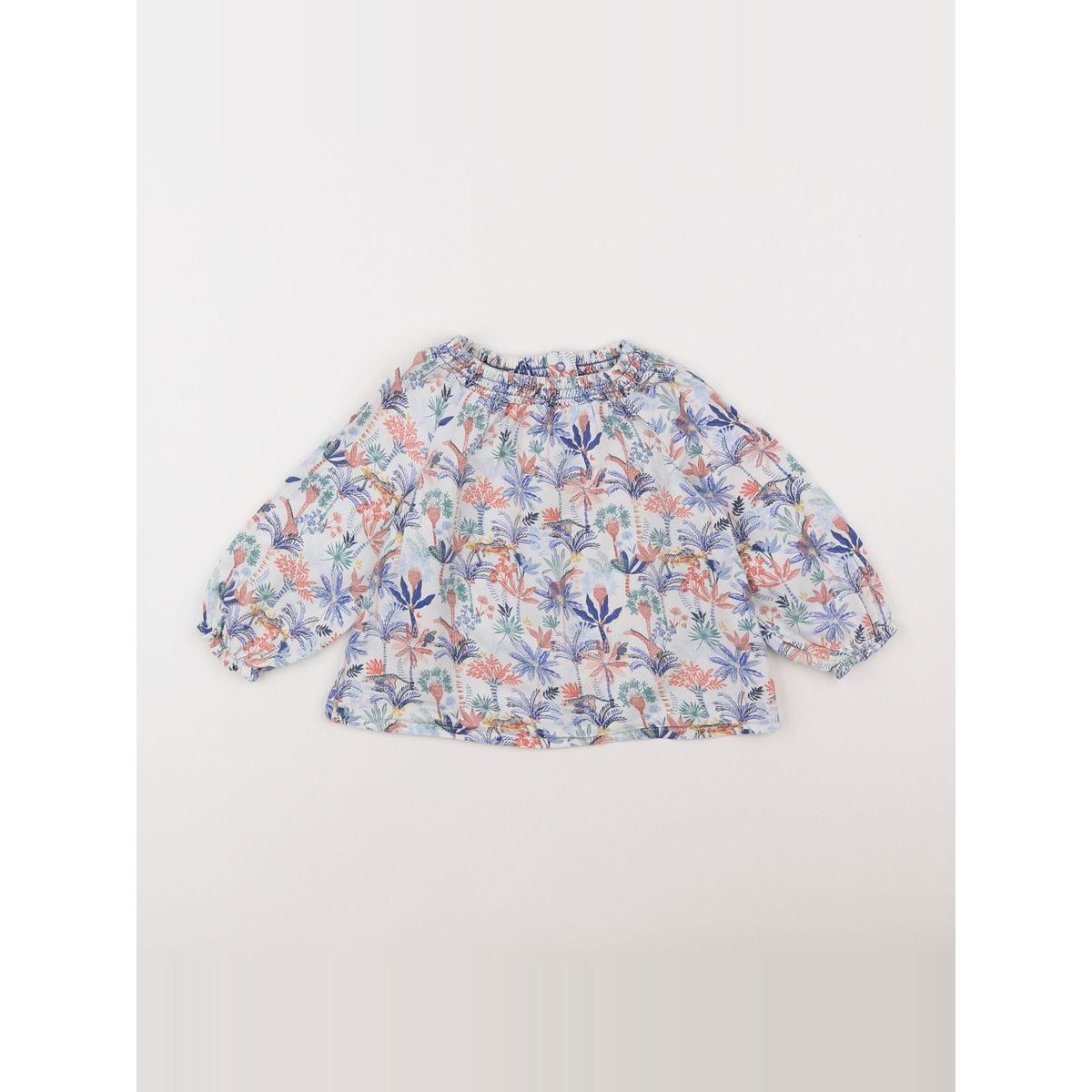 Blouse - Très bon état blanc, bleu, TAPE A L'OEIL